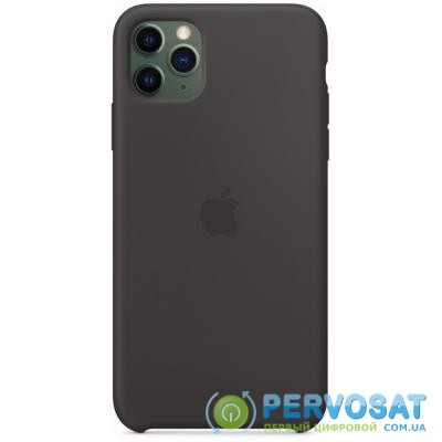 Чехол для моб. телефона Apple iPhone 11 Pro Max Silicone Case - Black (MX002ZM/A)