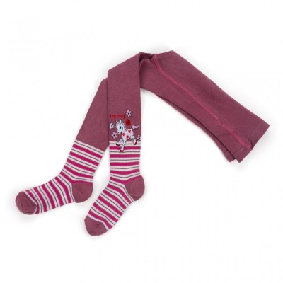 Колготки UCS SOCKS с пони (M0C0301-0860-98G-pink)