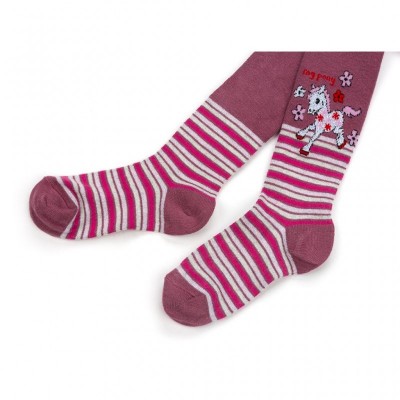 Колготки UCS SOCKS с пони (M0C0301-0860-98G-pink)