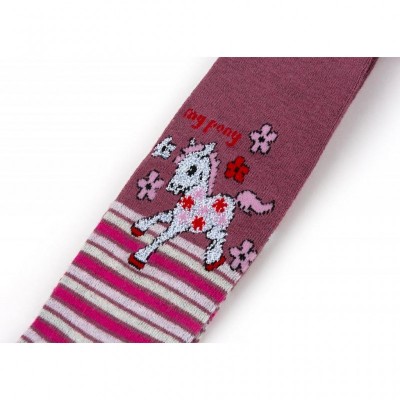 Колготки UCS SOCKS с пони (M0C0301-0860-98G-pink)