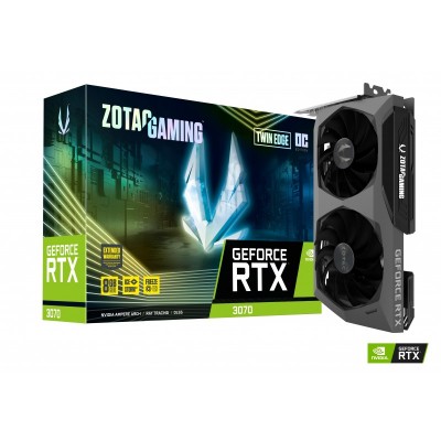 Відеокарта ZOTAC GeForce RTX 3070 8GB GDDR6X Twin Edge OC GAMING LHR