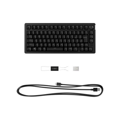 Клавіатура механічна HyperX Alloy Rise 75key, Red, USB-A, EN/UA, RGB, чорний