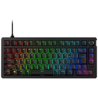 Клавіатура механічна HyperX Alloy Rise 75key, Red, USB-A, EN/UA, RGB, чорний