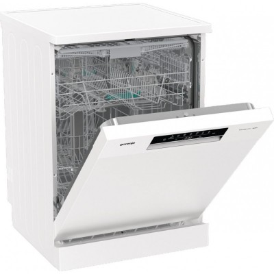 Посудомийна машина Gorenje, 16компл., A+++, 60см, дисплей, 3 кошика, AquaStop, білий