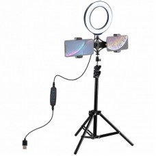 Набір блогера Puluz Ring USB LED lamp 6.2"+ tripod 1.1m (PKT3036) Набір блогера Puluz Ring USB LED lamp 6.2"+ tripod 1.1m (PKT3036)