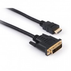 Кабель мультимедійний HDMI to DVI 24+1 5.0m Vinga (VCPHDMIDVI5) Кабель мультимедійний HDMI to DVI 24+1 5.0m Vinga (VCPHDMIDVI5)
