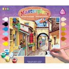 Набір для творчості Sequin Art Painting by numbers Senior Тиха вулиця 39*30см Набір для творчості Sequin Art Painting by numbers Senior Тиха вулиця 39*30см