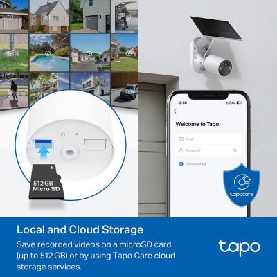 Комплект розумної бездротової камери TP-LINK TAPO C410 KIT 2K QHD та сонячної панелі