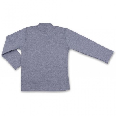Кофта Lovetti водолазка сіра меланжева (1012-110-gray)