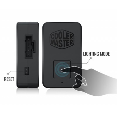 Набір корпусних вентиляторів Cooler Master MasterFan MF120 Halo 3in1 ARGB Sync+Wired ARGB Controller