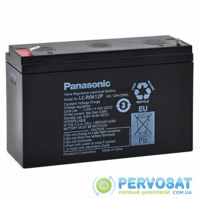 Батарея к ИБП PANASONIC 6V 12Ah (LC-R0612P)