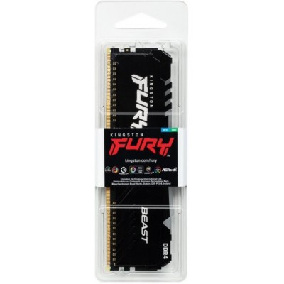 Пам'ять до ПК Kingston DDR4 3200 16GB Kingston FURY Beast RGB