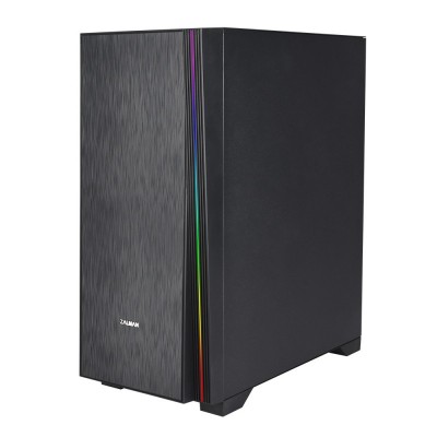 Корпус Zalman Z3 NEO,MidT, E-ATX, 2xUSB2.0, 1xUSB3.0, 1x120мм, 1х120мм ARGB, скло (бічна панель), без БЖ, чорний