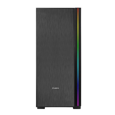 Корпус Zalman Z3 NEO,MidT, E-ATX, 2xUSB2.0, 1xUSB3.0, 1x120мм, 1х120мм ARGB, скло (бічна панель), без БЖ, чорний