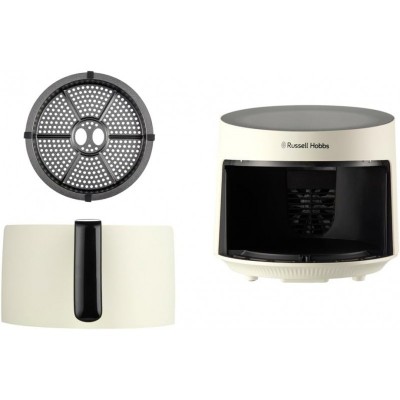 Мультипіч Russell Hobbs Satisfry Panoramic- 1500Вт, чаша-5л, сенсорне управл., 10 авто. програм, пластик/скло, кремовий