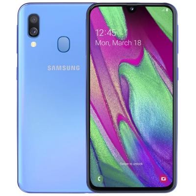 Мобильный телефон Samsung SM-A405F/64 (Galaxy A40 64Gb) Blue (SM-A405FZBDSEK)