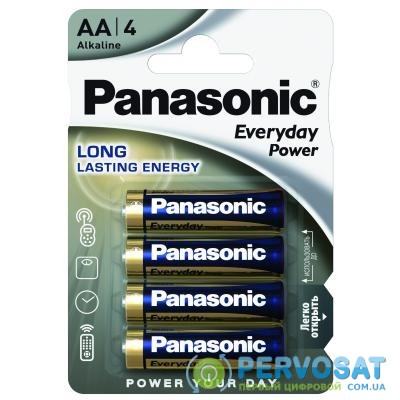 Батарейка PANASONIC AA EVERYDAY POWER * 4 (LR6REE/4BR)