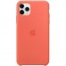 Чехол для моб. телефона Apple iPhone 11 Pro Max Silicone Case - Clementine (Orange) (MX022ZM/A)