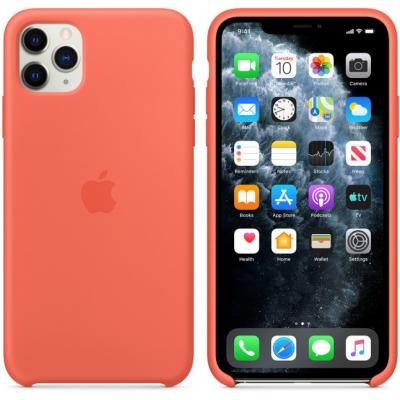 Чехол для моб. телефона Apple iPhone 11 Pro Max Silicone Case - Clementine (Orange) (MX022ZM/A)