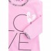 Пижама Matilda с сердечками "Love" (7585-98G-pink)