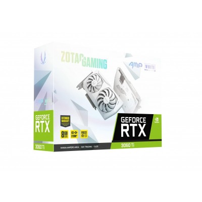 Відеокарта ZOTAC GeForce RTX 3060 Ti 8GB GDDR6 GAMING AMP White Edition LHR