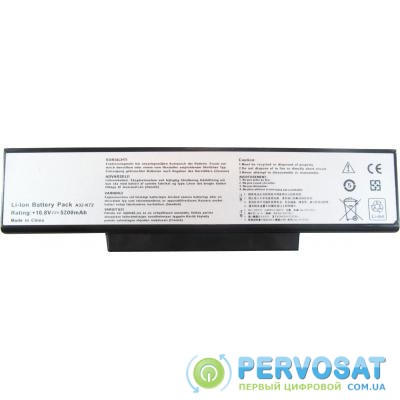 Аккумулятор для ноутбука Alsoft Asus A32-K72 5200mAh 6cell 11.1V Li-ion (A41440)