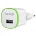 Зарядное устройство Belkin USB Micro Charger (220V + LIGHTNING сable, USB 1A) (F8J025vf04-WHT)