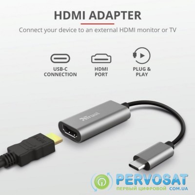 Переходник Trust Dalyx USB-C to HDMI Adapter (23774_TRUST)