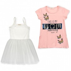 Плаття Breeze туніка з метеликами (10262-164G-peach) Плаття Breeze туніка з метеликами (10262-164G-peach)