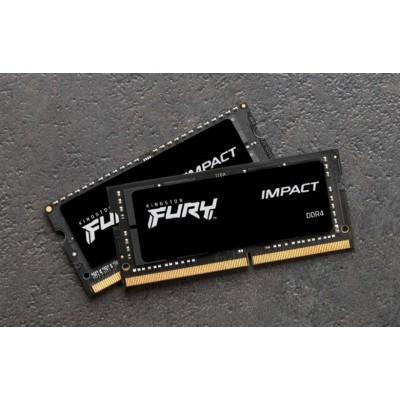 Пам'ять ноутбука Kingston DDR4 64GB KIT (32GBx2) 2666 FURY Impact