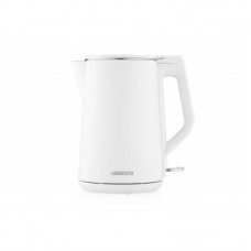 Електрочайник Ardesto 1.5л, Strix, подвійні стінки, білий глянець Електрочайник Ardesto 1.5л, Strix, подвійні стінки, білий глянець