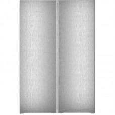 Холодильник Liebherr SBS, 185.5x119.4х67.5, холод.відд.-398л, мороз.відд.-271л, 2дв., A++, NF, диспл внутр., нерж