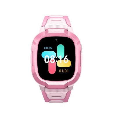 Дитячий годинник-телефон Mibro P6, 1.4", 240x280, GPS, 2MP, 900мА·год, 2АТM, рожевий Дитячий годинник-телефон Mibro P6, 1.4", 240x280, GPS, 2MP, 900мА·год, 2АТM, рожевий