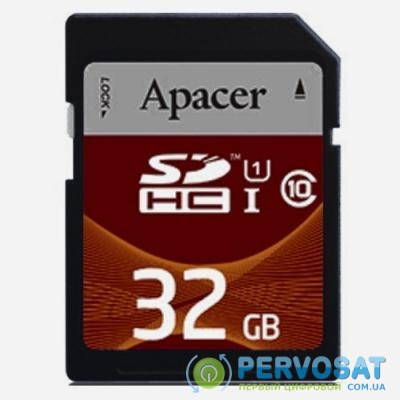 Карта памяти Apacer 32GB SDHC UHS-I Class10 RP (AP32GSDHC10U1-R)