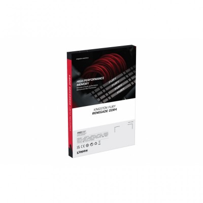 Модуль пам'яті для комп'ютера DDR4 64GB (2x32GB) 3600 MHz Fury Renegade Black HyperX (Kingston Fury) (KF436C18RBK2/64)