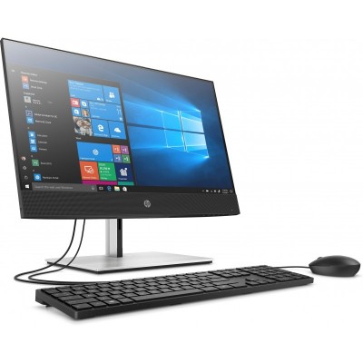 Комп'ютер персональний моноблок HP ProOne 440-G6 23.8&quot; FHD IPS AG, Intel i3-10100, 8GB, F256GB+1TB, UMA, WiFi, кл+м, Win10P, чорний