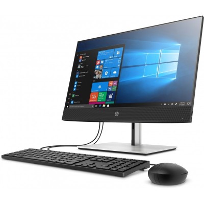 Комп'ютер персональний моноблок HP ProOne 440-G6 23.8" FHD IPS AG, Intel i3-10100, 8GB, F256GB+1TB, UMA, WiFi, кл+м, Win10P, чорний