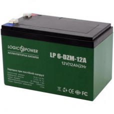 Батарея до ДБЖ LogicPower 12В 12 Ач (6-DZM-12) (3536) Батарея до ДБЖ LogicPower 12В 12 Ач (6-DZM-12) (3536)