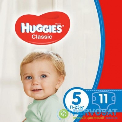 Подгузник Huggies Classic 5 Small 11 шт (5029053543161)