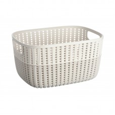 Корзинка плетена Ardesto Sweet Home, 6.8 л, 286*215*150 мм, сірий беж, пластик Корзинка плетена Ardesto Sweet Home, 6.8 л, 286*215*150 мм, сірий беж, пластик