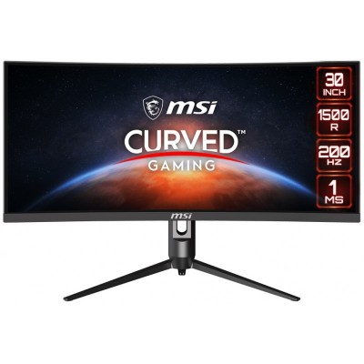 Монітор LCD 29.5&quot; MSI Optix MAG301CR2 2xHDMI, DP, USB-C, 2xUSB, VA, 2560x1080, 21:9, 200Hz, 1ms, 103%sRGB, CURVED, FreeSync, HAS, HDR400