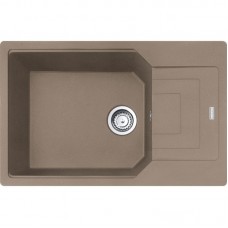 Кухонна мийка Franke Urban UBG 611-78 XL/114.0574.980/фраграніт/антибактеріальний захист/780х500х220/врізна, врівень зі стільницею/мигдаль