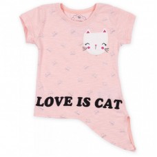 Футболка дитяча Haknur "Love is cat" (5754-98G-peach) Футболка дитяча Haknur "Love is cat" (5754-98G-peach)