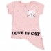 Футболка детская Haknur "Love is cat" (5754-98G-peach)