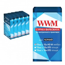 Стрічка до принтерів 11мм х 12м HD л. Black*5шт WWM (R11.12HM5) Стрічка до принтерів 11мм х 12м HD л. Black*5шт WWM (R11.12HM5)