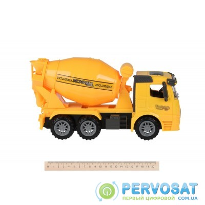 Same Toy Машинка инерционная Truck Бетономешалка (желтая)