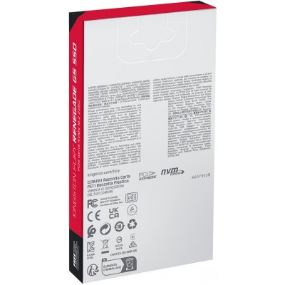 Накопичувач SSD Kingston M.2 8TB PCIe 5.0 FURY Renegade Накопичувач SSD Kingston M.2 8TB PCIe 5.0 FURY Renegade