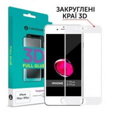 Скло захисне MakeFuture 3D Apple iPhone 7 Plus/8 Plus White (MG3D-AI7P/8PW) Скло захисне MakeFuture 3D Apple iPhone 7 Plus/8 Plus White (MG3D-AI7P/8PW)