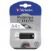 USB флеш накопитель Verbatim 64GB PinStripe Black USB 3.0 (49318)