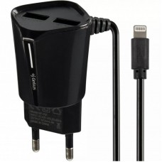 Зарядний пристрій Gelius Pro Edition Auto ID 2USB + Cable iPhone 8 2.4A Black (00000072153) Зарядний пристрій Gelius Pro Edition Auto ID 2USB + Cable iPhone 8 2.4A Black (00000072153)
